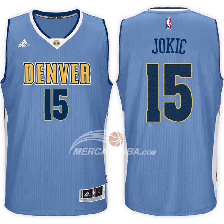 Maglia NBA Jokic Denver Nuggets Azul
